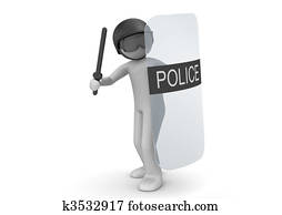 SWAT with shield SWAT with shield