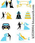 Wedding icons - 2 Wedding icons - 2