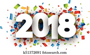 2018 new year festive background. 2018 new year festive background.