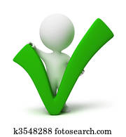 3, liten, folk, -, positiv, symbol