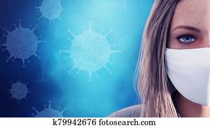 covid-19, o, coronavirus, ayuda, prevenir, esparcimiento, el, virus, interpretación