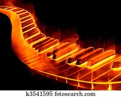 keyboard on fire keyboard on fire
