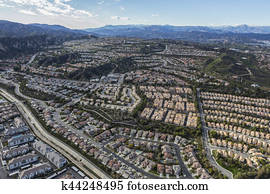 Stevenson Ranch Aerial in Southern California