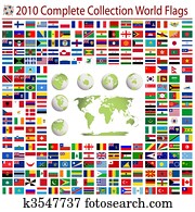 עולם, דגלים