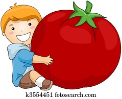 Boy with Tomato Boy with Tomato