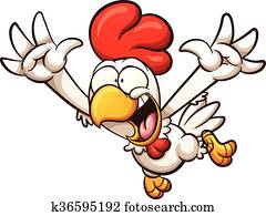 Cartoon chicken Cartoon chicken