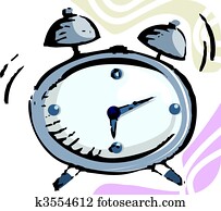 clock cartoon