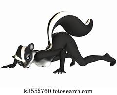 Cute Toon Figure - Skunk Cute Toon Figure - Skunk