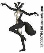 Cute Toon Figure - Skunk Cute Toon Figure - Skunk