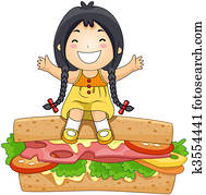 Girl on Sandwich Girl on Sandwich