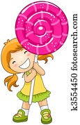 Girl with Lollipop Girl with Lollipop