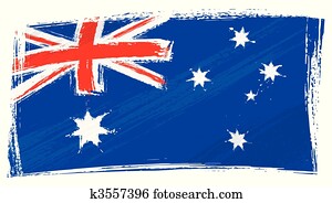 Grunge Australia flag Grunge Australia flag