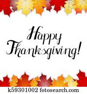 Happy Thanksgiving card Happy Thanksgiving card