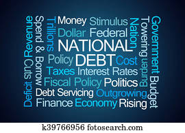 National Debt Word Cloud
