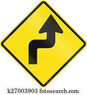 Hairpin Curve To The Right In Chile Stock Image K27582820