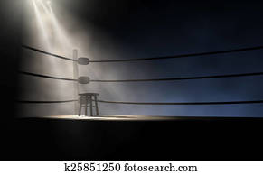 Vintage Boxing Corner And Stool Vintage Boxing Corner And Stool