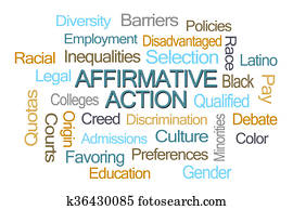 Affirmative Action Word Cloud