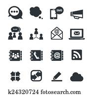 communication icon communication icon