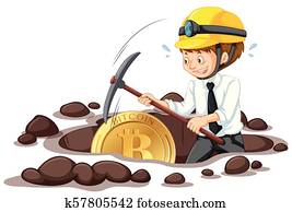 ein, büroangestellte, bergbau, Bitcoin ein, büroangestellte, bergbau, Bitcoin