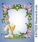 First Holy Communion Invitation First Holy Communion Invitation