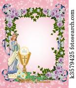 First Holy Communion Invitation First Holy Communion Invitation