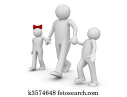 Lifestyle collection - Walking family