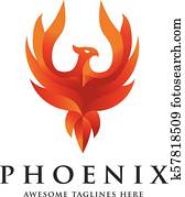luxury phoenix logo concept luxury phoenix logo concept