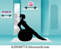 Pilates in the gym Pilates in the gym