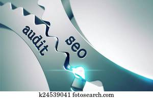 Seo Audit Concept on the Cogwheels. Seo Audit Concept on the Cogwheels.