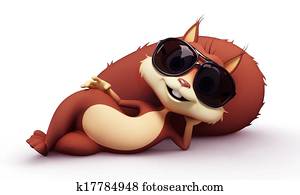 Squirrel is sleeping Squirrel is sleeping