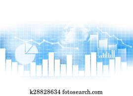 Stock market chart, financial background Stock market chart, financial background