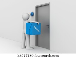 עסק, אוסף, -, משלוח, ל, ה, דלת