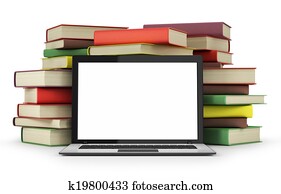 Books and laptop Books and laptop
