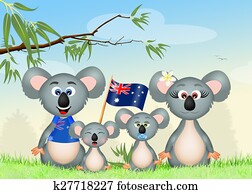 family of koalas family of koalas