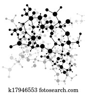 Abstract molecules medical background (Vector) Abstract molecules medical background (Vector)