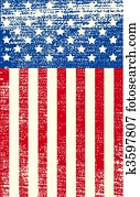  American grunge flag