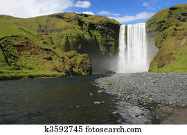 Iceland Skogafoss Waterfalls02 Iceland Skogafoss Waterfalls02
