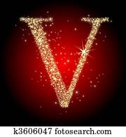 letter star V letter star V