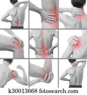 Pain in a man's body Pain in a man's body