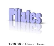 pilates 3d word pilates 3d word