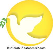 יונה, שלום, וקטור, לוגו