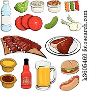 צלה אוכל, איקונים