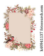 Christmas Vintage Frame Christmas Vintage Frame