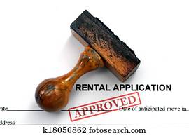Rental application - approved