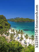 View point of Ang Thong Islands national park