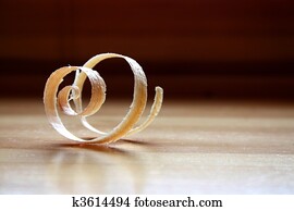 único, espiral, woodchip