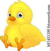 גוזל של חג ההפסחה, עוף, ציור היתולי, אופי, קמיע