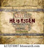 הוא, is, risen