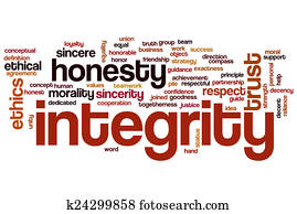 Integrity word cloud Integrity word cloud