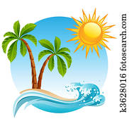 Tropical island Tropical island